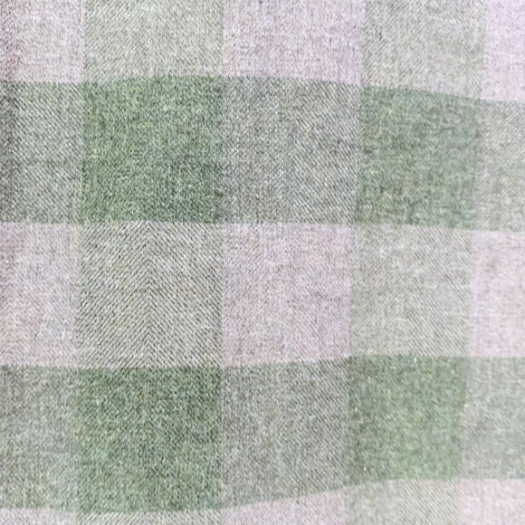 NEW Cremieux Mens Slim Fit Flannel Shirt Button Front Green Check Size XL - Picture 6 of 14